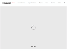 Tablet Screenshot of logical.ie